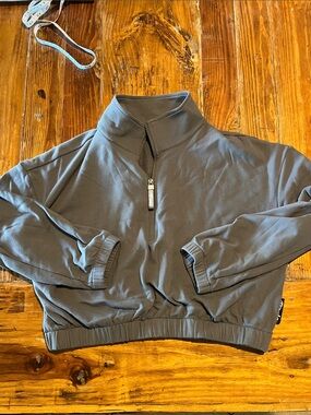 Ptula Gray crop pullover